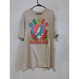 🎉Grateful Dead T Shirt🎉 Womens Sz 3X Gray Dancing Bears Roses Ripple Junction